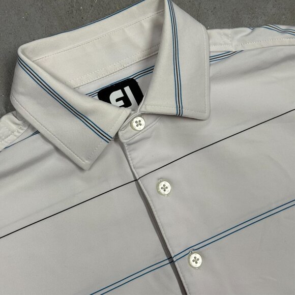 FootJoy Golf Shirt Stretch Short Sleeve Polo Credit Valley Country Club Small - Picture 4 of 9